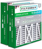 Filterbuy 17.5x21x5 Air Filter MERV 8 Essential Dust & Allergy Defense (2-Pack), Electrostatic Pleated HVAC AC Furnace Filters for Rheem, Ruud, and Protech (Actual Size: 17.13 x 20.63 x 4.38)