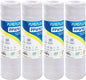 PUREPLUS 10 Micron 10"x2.5" Whole House String Wound Sediment Filter for Well Water, Replacement Cartridge for Universal 10 inch RO System, WP-5, Aqua-Pure AP110, CFS110, Culligan P5,WFPFC4002, 4Pack