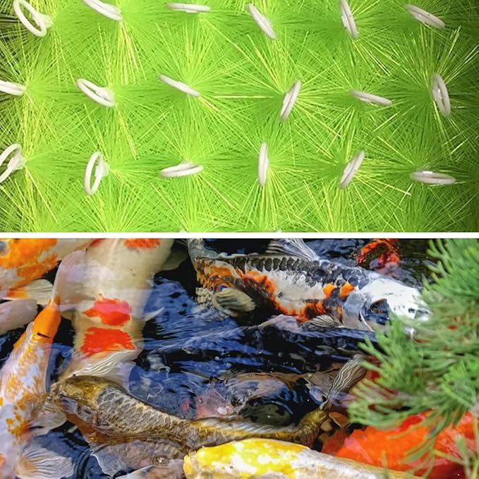 100 Packs Filter Brushes Aquarium Brushes Set for Koi Pond Water Garden Outdoor Pond Skimmers Brush Filter Cleaning Brush 27.5 Inch by 4.7 Inch (Green)