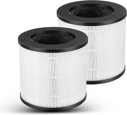 EMSU H13 True HEPA Replacement Filter, Compatible with MA Air Purifier 14 Series, 3-in-1 H13 Grade True HEPA and Activated Carbon Filter Set, 1-Pack
