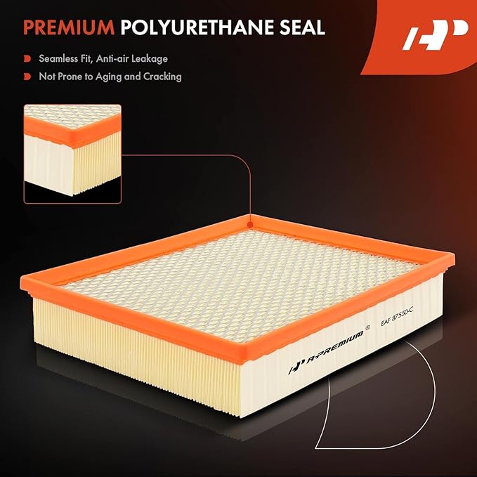 A-Premium Engine Air Filter Compatible with Selected Cadillac, Chevrolet & GMC Models - Silverado, Sierra, Avalanche, Suburban, Tahoe, Yukon, Escalade & More