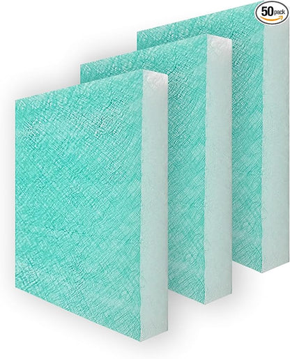 Spray Booth Air Filter Fiberglass Exhaust Green in Paint Booth 15g Green (20" x 25"(50/case))