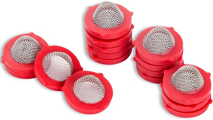 20 Pieces Stainless Steel Filter Hose Washers Inlet Hose Screen Washer Repair Kit for 5/8 inch Washing Machine and 3/4 inch Garden Hose Connector