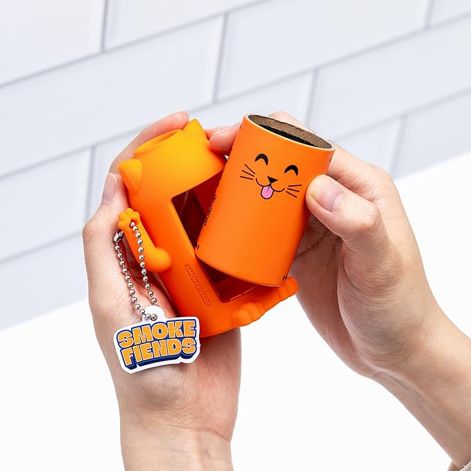 Portable & Eco-Friendly Personal Air Filter | Discreet HEPA & Carbon Filtration | Biodegradable & Up to 300+ Uses | Keychain Design for On-the-Go Freshness (Catnip)