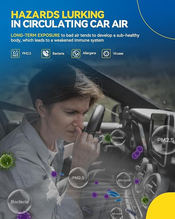 PHILTOP Premium Cabin Air Filter w/Dual Activated Carbon, Compatible with Model3 Tesla 3 2018-2020, Carbon Filter Up Dust Pollen Odor