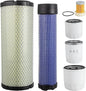 Tractors Maintenance Filter Kit Compatible with Kubota L2501 L2800 L3200 L3400 L3700SU L3800 HST Replaces TA040-93230, HH164-32430, HH3A0-82623, HHK70-14073, 6A320-59930 Air Oil Fuel Hydraulic Filter
