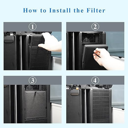 H2D/H2S Activated Carbon Air Filter, 3D Printer Activated Carbon Air Purifier Filter Replacement Accessories, for Bambu Lab H2S/H2D/H2D Laser, 1 Pack
