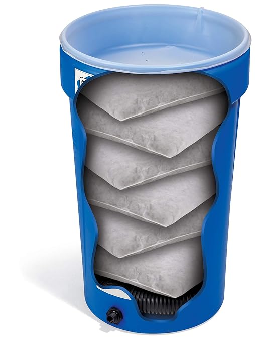 PIG Pour-Through Oily Water Filter | Easily Separate Oil from Water | Absorbency up to 33 gallons | ext. Dia. 24" x 39" H | PM50254