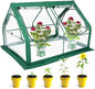 Portable Greenhouse for Garden Bed ,Easy Set-Up Gardening Flower House & Plant Sunshine Room with PVC Cover for Protecting Plant from Cold Frost & Birds & Insects