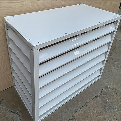 Multifunctional Aluminum Shutter Privacy Fence, Mini Split Cover for External Units, freestanding Enclosure to Cover Garbage Or Units, Noise Reduction, Suitable for Garden, Balcony, Outdoor ( Color :