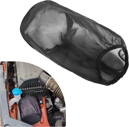 Cold Air Intake Filter Cover,Thickened Dustproof Air Filter Cover Provides Comprehensive Protection,Universal Car Accessries Air Filter Sock Fit for High Flow Cone Air Filter (Large)