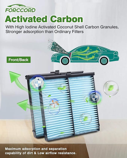 Cabin & Engine Air Filter Fit for Mazda 3 (2019-2026), CX-30 (2019-2026), CX-50 (2023-2026) (CX50 Not for Hybrid!) Air Filter Kit Replace#BDTS61J6X PAH9-13-3A0A Car Accessories
