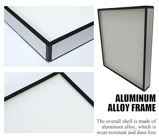 FFU H14 HEPA Filter Replacement, Laminar Flow Hood Filter Replacement Kit 1 Piece, Compatible with Laminar Flow Hood FFU 22.6” x 22.6”,100/ISO 5, H14 HEPA Flow Hood Filter