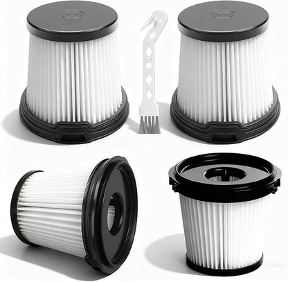 4-Pack IW3511 BU3521 Pre-Motor Filter for Shark Detect Pro Vacuum IW1111 IW1120 IW3511 and Clean & Empty Vacuum Cleaner BU3523 BU3521, for Shark Handheld Vacuum Filter Replacement