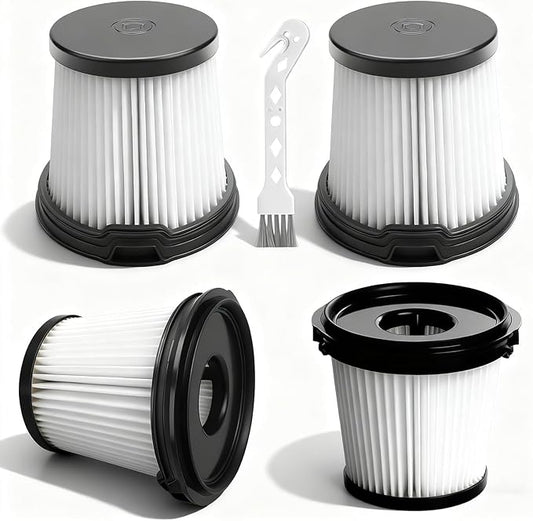 4-Pack IW3511 BU3521 Pre-Motor Filter for Shark Detect Pro Vacuum IW1111 IW1120 IW3511 and Clean & Empty Vacuum Cleaner BU3523 BU3521, for Shark Handheld Vacuum Filter Replacement