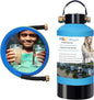 H&G Lifestyles RV Water Filter,Iron Filter for Well Water, Remove Iron Manganese Calcium and Magnesium, RV Water Softener Filtration System for Garden Hose, with 3/4" GHT Brass Adapter