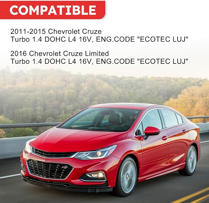 13265784 Vacuum Tee Connectors Hose for 2011-2016 Chevy Cruze Limited Eco 1.4L Engine Air Intake Outlet Duct Replace # 13265784 696-028 Air Intake Hose