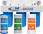 Applied Membranes Inc. 3-Stage Whole-House Water Filter System with 10-Inch Sediment and Carbon-Block Filters
