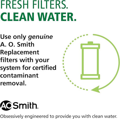 AO Smith 4.5"x10" 25 Micron Carbon Sediment Water Filter Replacement Cartridge - For Whole House Filtration Systems - AO-WH-PREL-RC