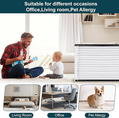213 Replacement Filter Compatible with AprilAire Whole House Air Purifiers MERV 13,1210,1620,2210,2216,3210,4200, 20x25x4 Furnace Filter (Pack of 2)