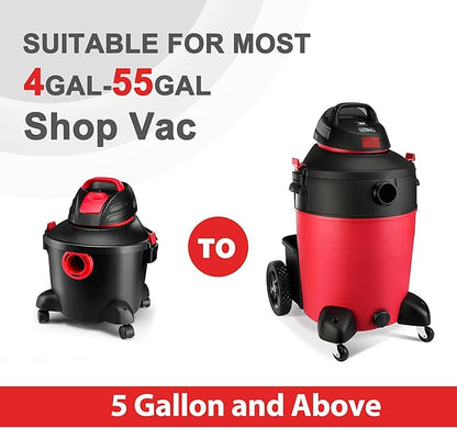 Shop-Vac 90585 Foam Sleeve Filter Replacements for Most Shop-Vac Wet/Dry Vacuum Cleaners 5 Gallon and Above, Replace Parts # 9058500, 7 Pack