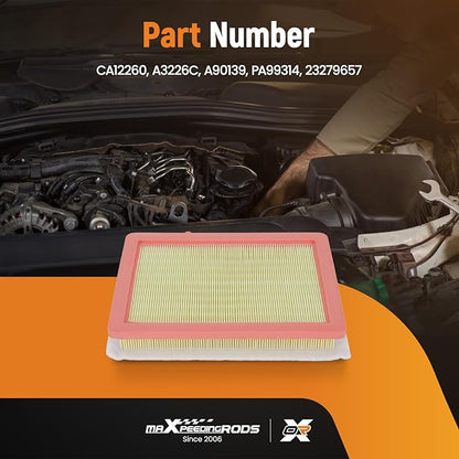 maXpeedingrods CA12260 Engine Air Filter for Chevrolet Equinox 2018-2025, for GMC Terrain 2018-2024, Replacement for A3226C, A90139, PA99314