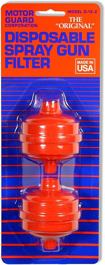 Motor Guard D-12-2 Disposable Spray Gun Filter, 2-Pack