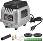 VEVOR Linear Air Pump, 90L/Min Air Flow Septic Aerator Pump, Aeration System for 1/4 Acre 10 FT Deep Ponds, Water Gardens, Waste Treatment, Septic Tanks, Aquariums, Seafood Restaurants, Fish Farms