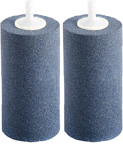 Large Air Stone, Air Stone Hydroponics, 4 x 2 Inch Large Air Stone Cylinder Bubble Diffuser for Aquarium, Fish Tank, Pond and Hydroponics Air Pump, Growing System, Circulation