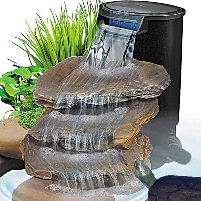 Aquarium Internal Filter for 3 to 20 Gallons Small Fish Tank Turtle Tank Reptiles Shrimp Amphibian Frog Cichlids Newt(Aquarium filter)