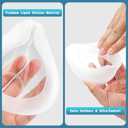 AirFit F20 Replacement Mask Cushion Small - 2 Packs Optimized Comfort & Secure Seal Nasal Cushions Compatible with Original Frame, Masks Accessories Replacement Supplies(S)
