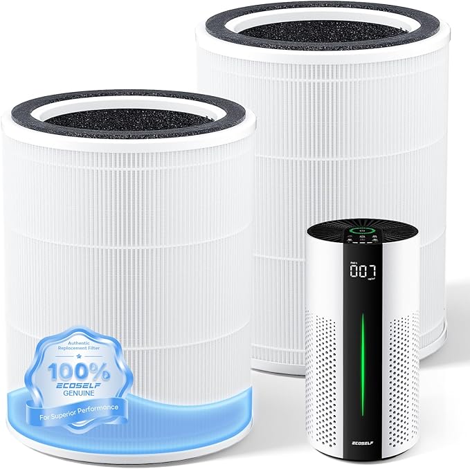 Original Replacement Filter for HAP609 Air Purifier – Efficiently Removes Dust Pollen Smoke and Pet Dander – Keeps Your Home Air Fresh and Clean, 2 Pcak, White