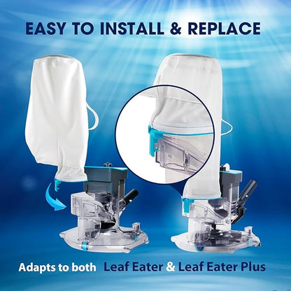 Premium Mesh Bag Replacement for PoolCent Handheld Cleaner——Leaf Eater/Leaf Eater Plus (50 Microns)