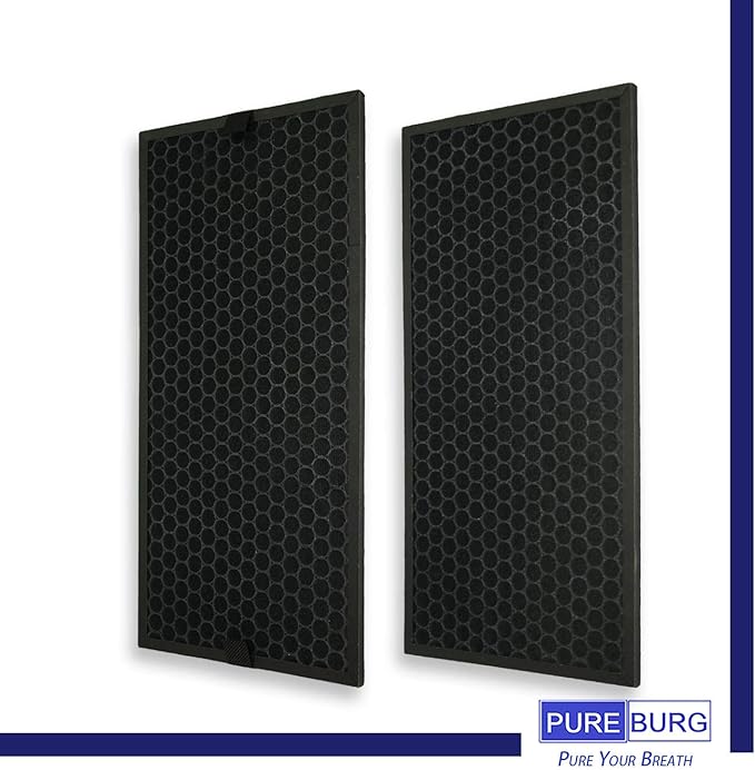 PUREBURG Replacement True HEPA Filter Kit Compatible with Rowenta INTENSE PURE Air Purifiers PU40XX Series PU4010 PU4015 PU4020 PU4025 Part # XD6074U0 XD6075 XD6070 XD6060 XD6065