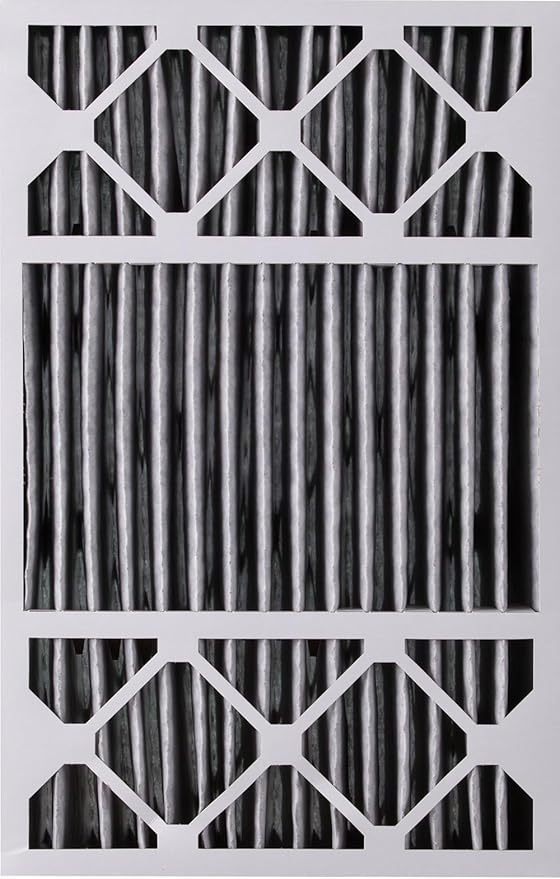 Nordic Pure 16x25x5 (Actual Size: 15 3/4 x 24 3/4 x 4 3/8) Honeywell Replacement Air Filters MERV 8 Plus Carbon 4 Pack
