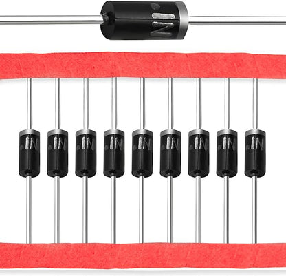 Chanzon 1N4007 Rectifier Diode 1A 1000V DO-41 (DO-204AL) Axial 4007 IN4007 1 Amp 1000 Volt Electronic Silicon Diodes (Pack of 100 Pieces)