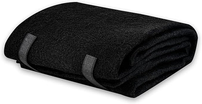 CFS – 16" x 48" Premium Cut-to-Fit Activated Carbon Pre-Filter Pad Compatible with 38002 Models – Fresh & Filtered Air for Indoor and Home – Charcoal Air Filter Sheet – Black