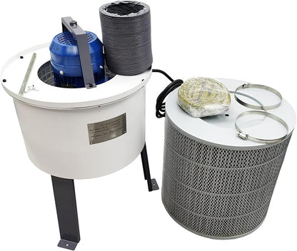 Oil Mist Collector 650-824CFM High-Efficiency Powerful Centrifugal CNC Oil Mist Filter Industrial-Grade Smoke Purifier for CNC Machines 220V 750W Three-phase