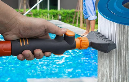 Pool Cartridge Filter Cleaner Tool, Filter Cleaning Wand for Spa & Hot Tub