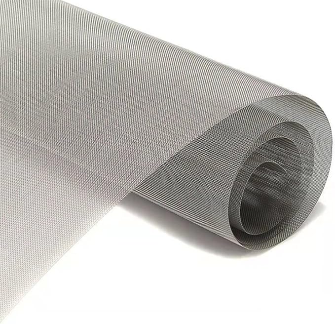 Stainless Steel Woven Wire Mesh Stainless Steel Wire Mesh 30 Mesh/150 Mesh Steel Woven Mesh Tear Resistant Filter Screen Sheet for Rodent Control Anti Mosquito Insect