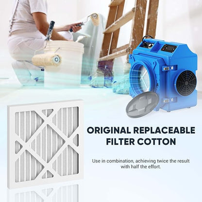 Replacement Filter for HEPA 500 Air Scrubber, Enhanced Dust Capture, Easy Installation, Extends HEPA Filter Life(Pack of)
