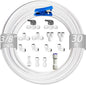 NSF 3/8" inch Water Line Tubing and Push to Connect Fittings for Reverse Osmosis Water Filter RO fittings,15 pcs connetors+30 feet 3/8" O.D. (9.5mm) water tubing.
