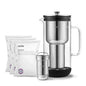 Aarke Purifier Regular 1.18L Glass Pitcher Bundle w/Steel Filter, BPA-Free, 3 Enriched + 1 Pure Granules - Filters & Adds Minerals