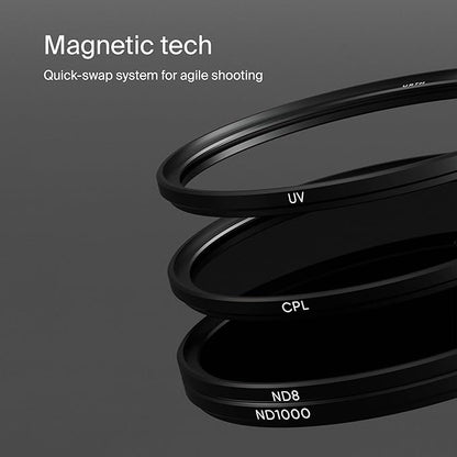 Urth 82mm Magnetic UV, Circular Polarizing (CPL), ND8, ND1000 Lens Filter Kit (Plus+)