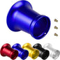 50mm Carburetor Air Filter Trumpet Velocity Stack Funnel CNC Alloy Parts Fit for PE VM 21mm,24mm,26mm,28mm,30mm, for Honda Yamaha Kawasaki ATV Dirt Bike Carb Intake Wind Horn Cup. (blue)