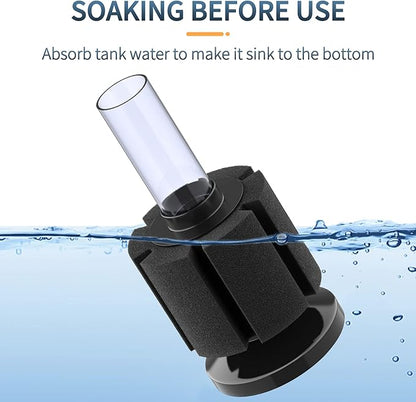 Pawfly 3 Pack Aquarium Sponge Filter Quiet Betta Fry Shrimp and Small Fish Foam Filter for Tiny Fish Tank up to 10 Gallon