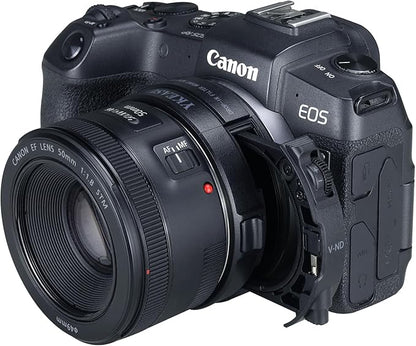 Drop-in Filter Mount Adapter EF-EOS R with Variable ND Filter for Canon EF/EF-S Lens to Canon EOS R RP R3 R5 R6 R7 R8 R10 R50 R100 C70 Cameras