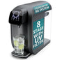 NU Aqua 8-Stage Countertop Reverse Osmosis Water Filter System | RO with UV | Sediment, Carbon, Mesh & RO Water Purifier Membrane Filters | Touch Display w/Water Quality Indicator & Multi Cup Sizes