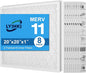20x20x1 MERV 11 Air Filter, Quality AC/HVAC Furnace Filter，2 Reusable ABS Frame + 8 Pack Replaceable Filter Media，Breathe Fresher and Cost-effective
