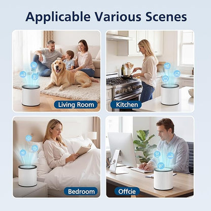 Upgraded TP01 Filter HEPA Replacement Filter Compatible with Dyson Tower Purifier Pure Cool Link TP01, TP02, TP03, AM11, BP01 Models, Compare to Part # 968126-03, 2 Pack